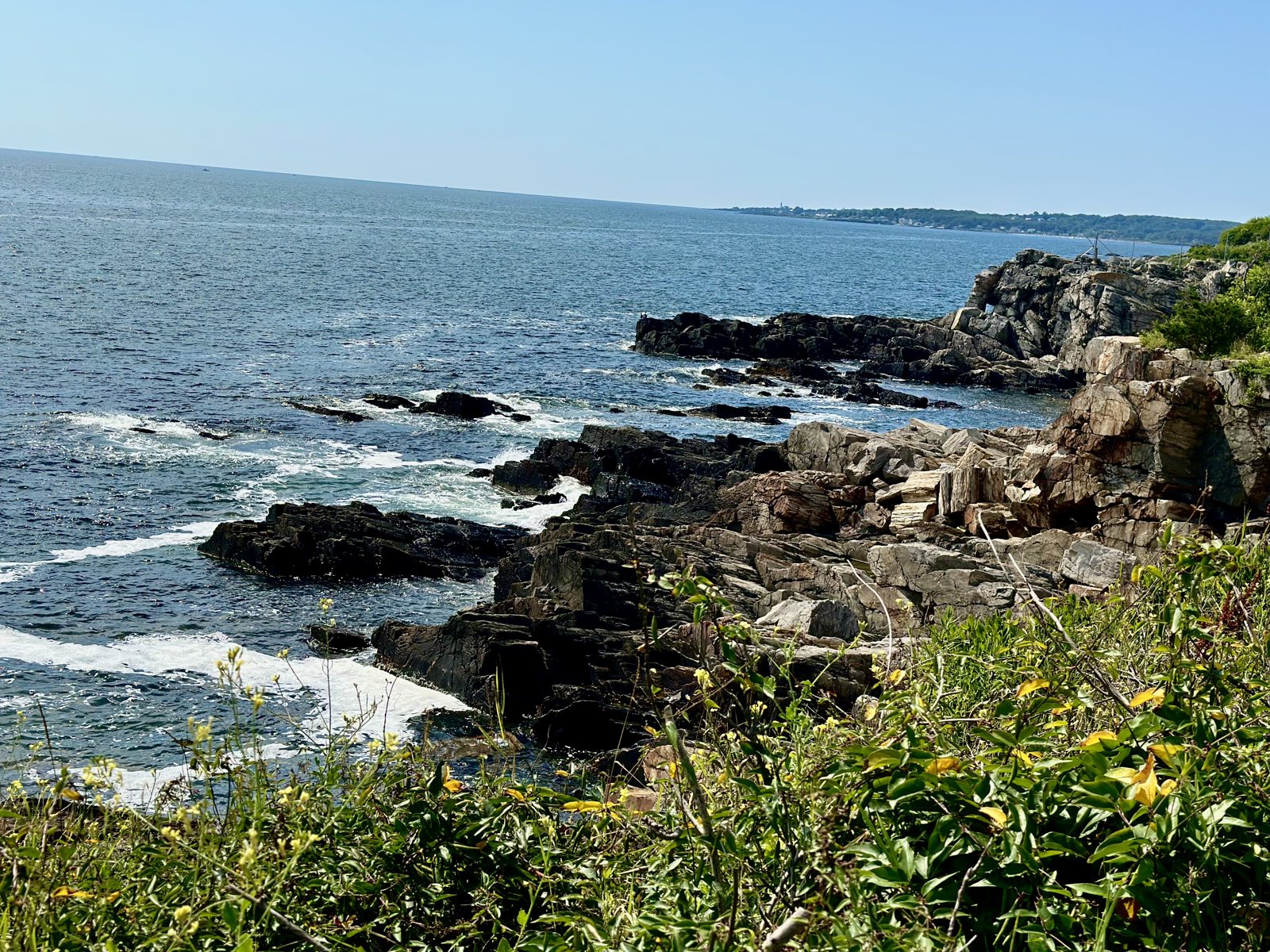 A wide coastal vista, open water and sky, the road to somewhere new