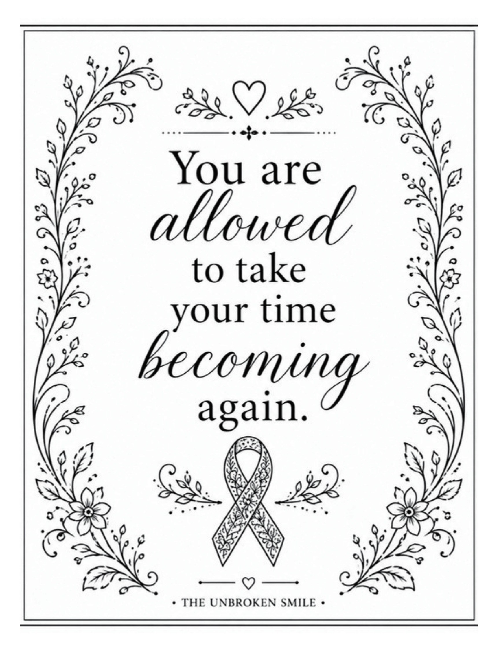 A coloring page from Color Your Awareness