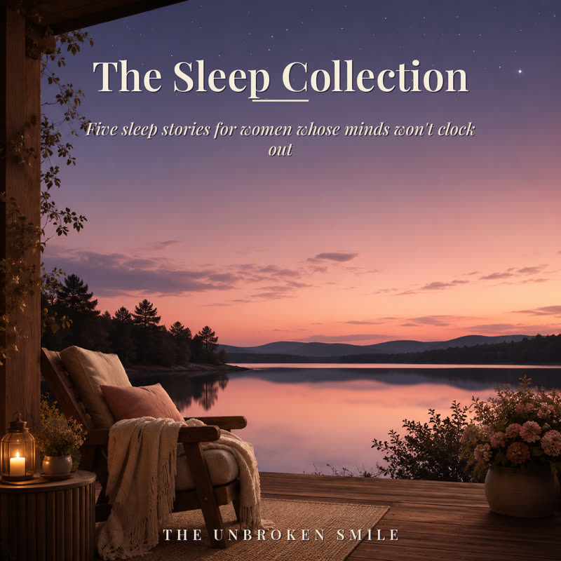 The Sleep Collection cover, five sleep stories for adults from The Unbroken Smile
