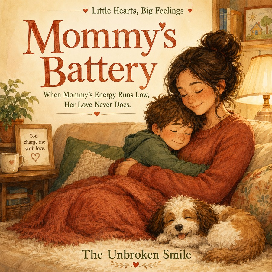 Mommy's Battery children's picture book about a parent's chronic fatigue cover