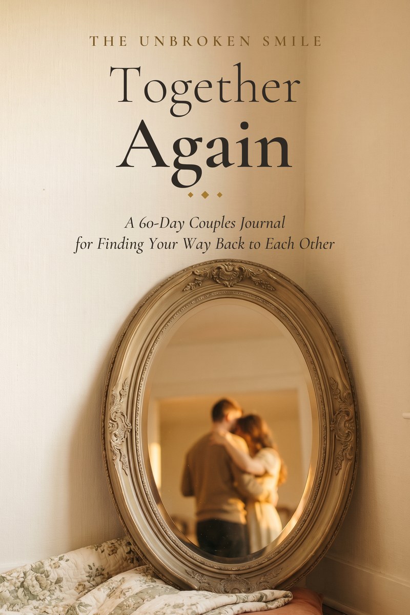 Together Again, a 60-day couples journal for finding your way back to each other, by The Unbroken Smile