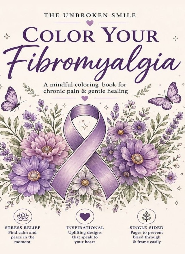 Color Your Fibromyalgia coloring book cover