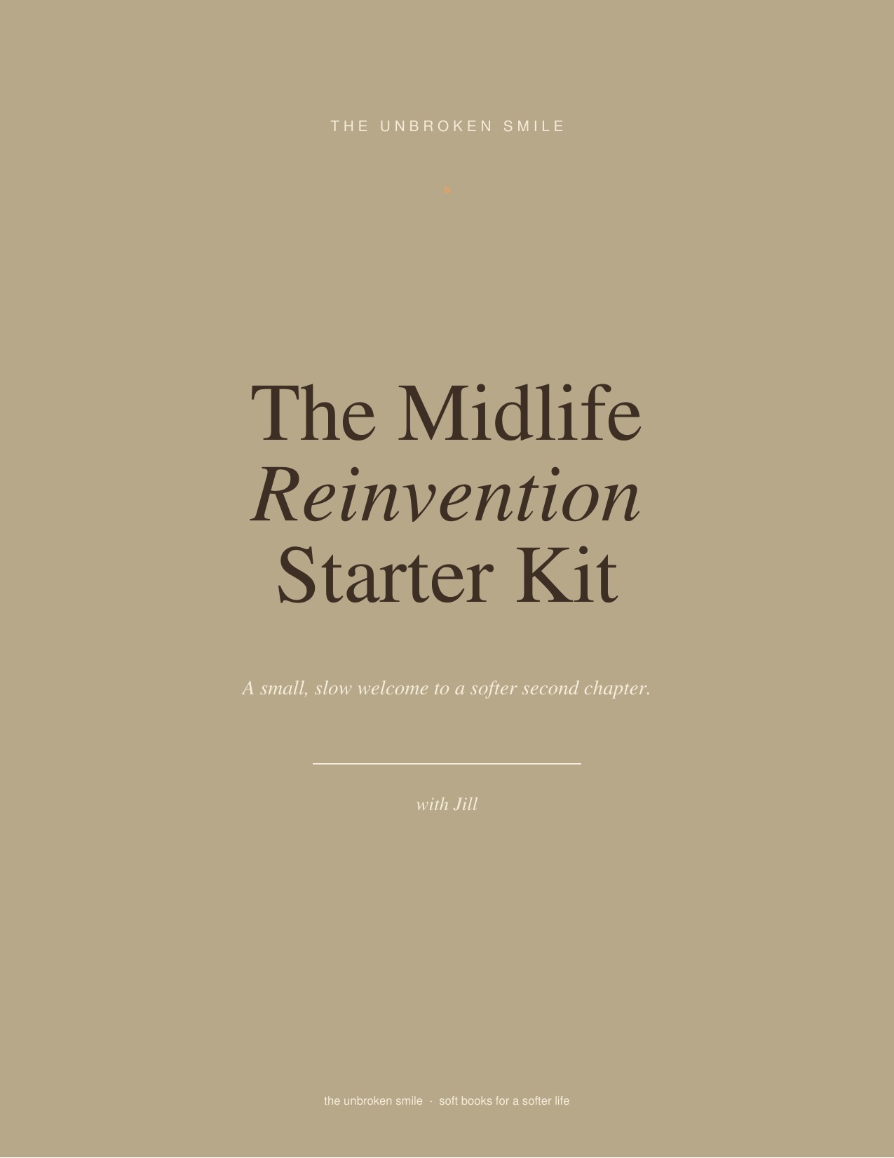 The Midlife Reinvention Starter Kit cover